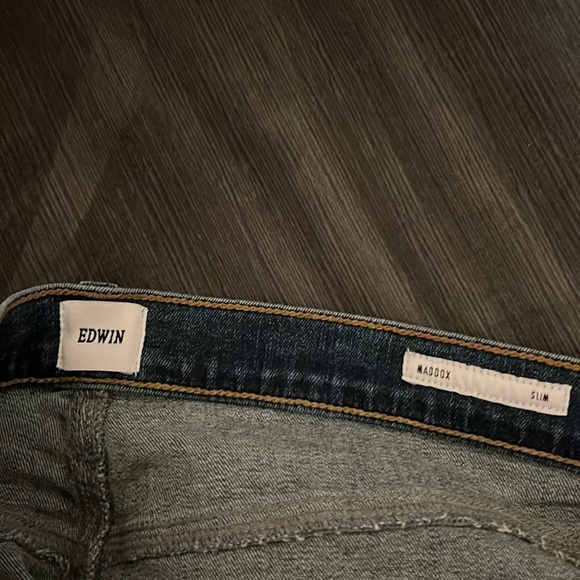 NWT Men’s EDWIN Maddox Slim‎ Fit Jeans - 30 x 33 - Color Stax $158MSRP - Picture 11 of 15